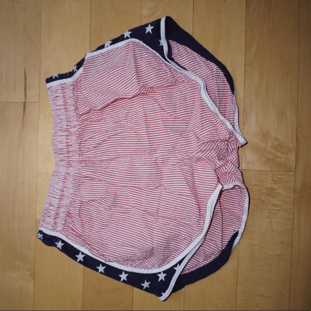 Lauren James Seersucker Shorts w/ Stars